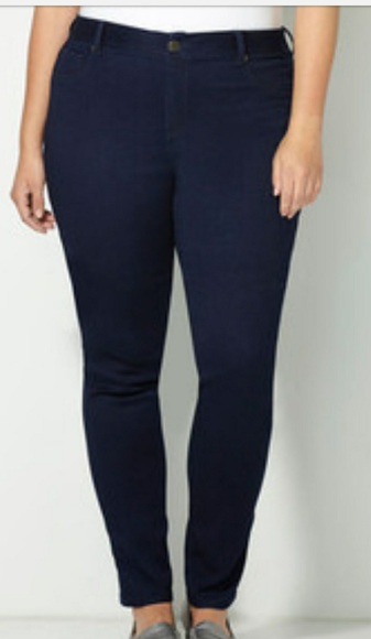 avenue denim skinny jeans